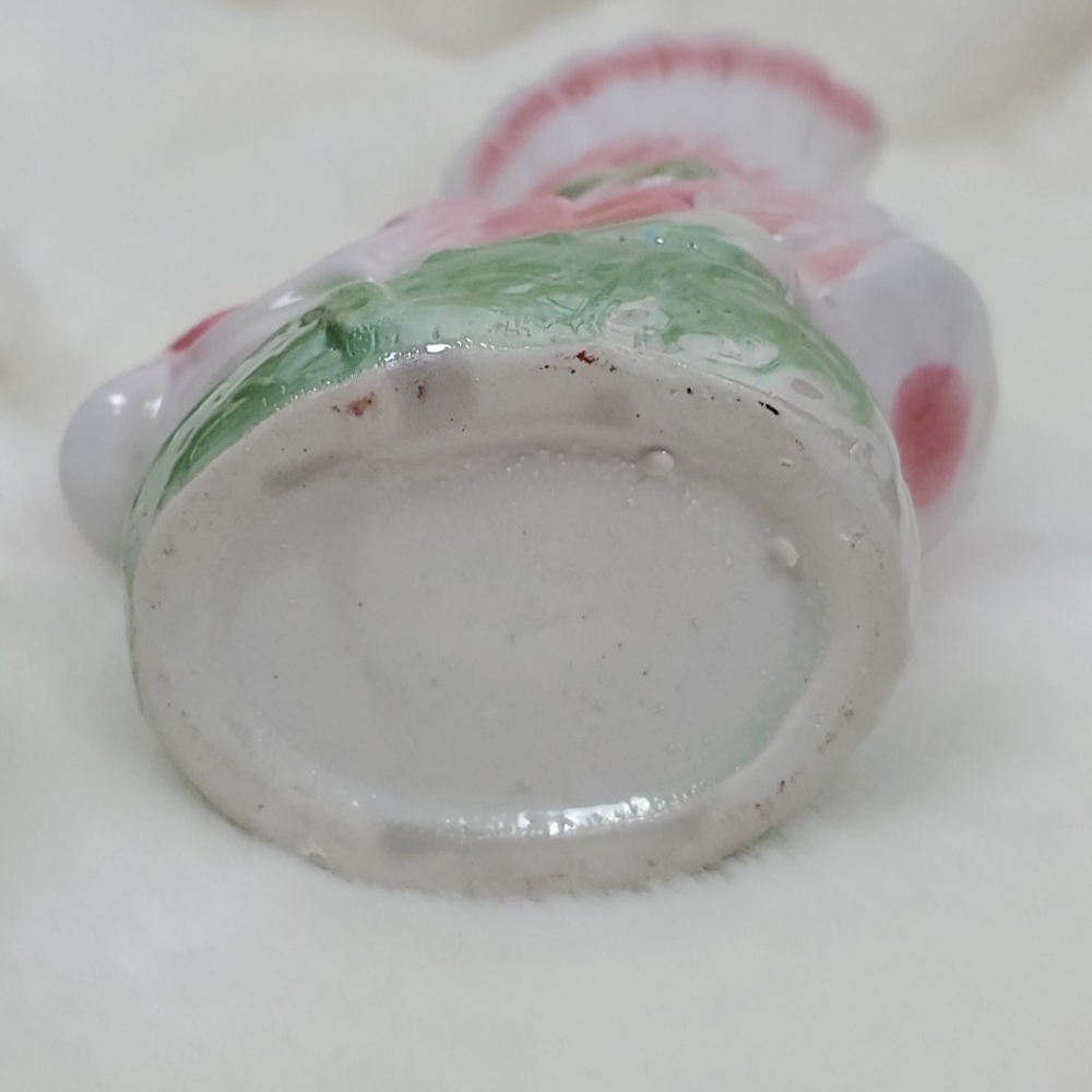 Vintage Majolica vase duck planter ceramic - Picture 5 of 8